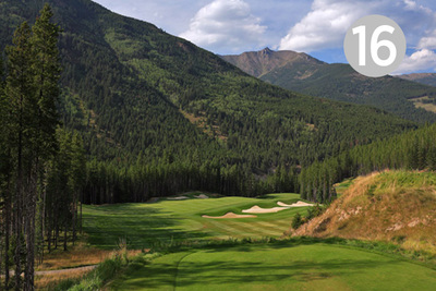 Moose Back, Hole #16 at Greywolf Golf Course in Panorama, BC. 