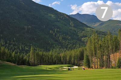 Prospector's, Hole #7 at Greywolf Golf Course in Panorama, BC. 