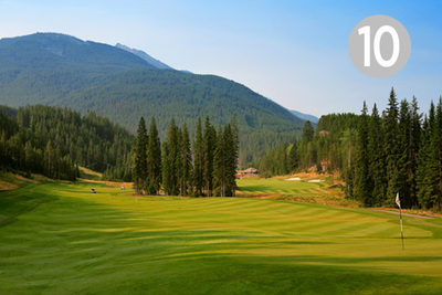 Tranquility, Hole #10 at Greywolf Golf Course in Panorama, BC. 